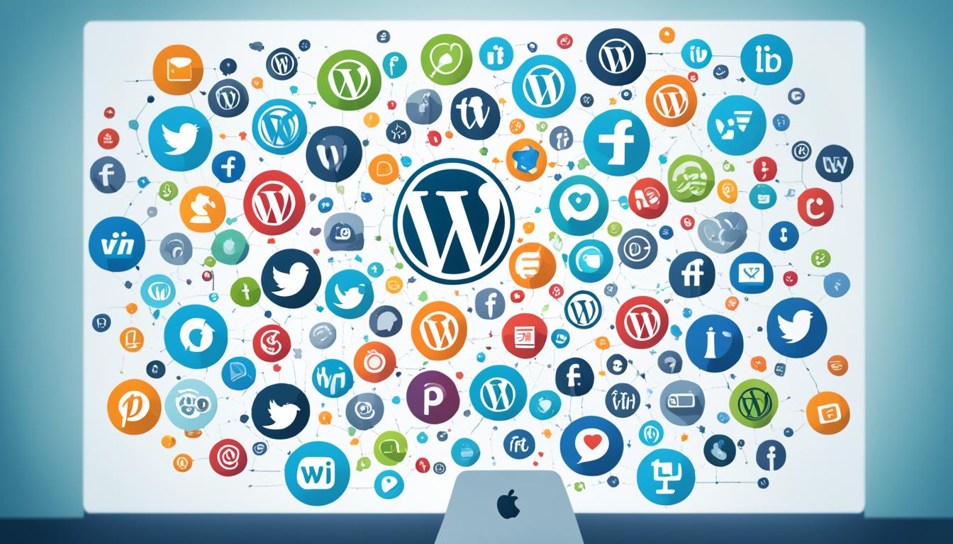 WordPress social media presence